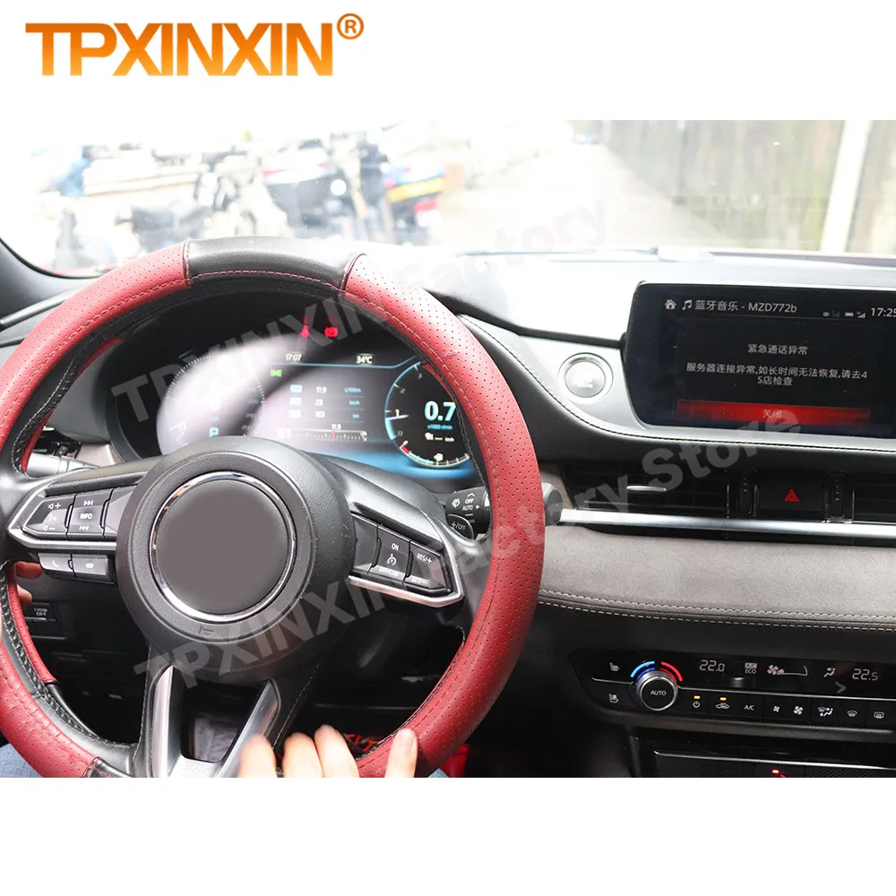 Digital LCD Dashboard Panel Virtual Instrument Cluster For Mazda 6 CX-4 CX-5 CX-7 Atenza 2016 2017-2021 GPS Center Speedometer