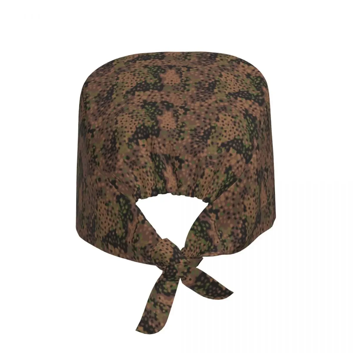 Splintertarn German WW2 Camouflage Army Military Camo Scrub Hat Doctor Working Surgical Cap Men Women Nursing Caps for Dentist