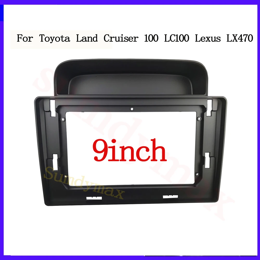 

Автомобильный радиоприемник 9 дюймов для Toyota Land Cruiser 100 LC100, Lexus LX470, стерео, 2 Din, Android, проигрыватель, навигация, установка, панель приборной панели