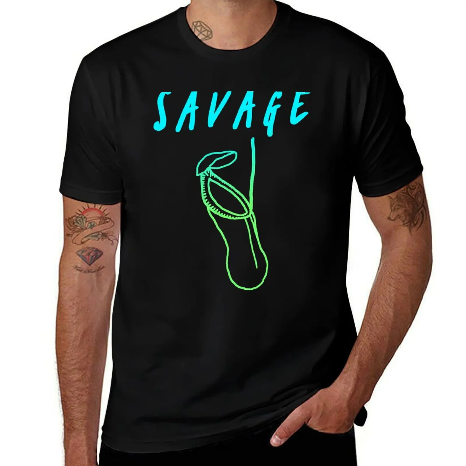 

Savage Nepenthes T-Shirt Construction Work Tee Shirt