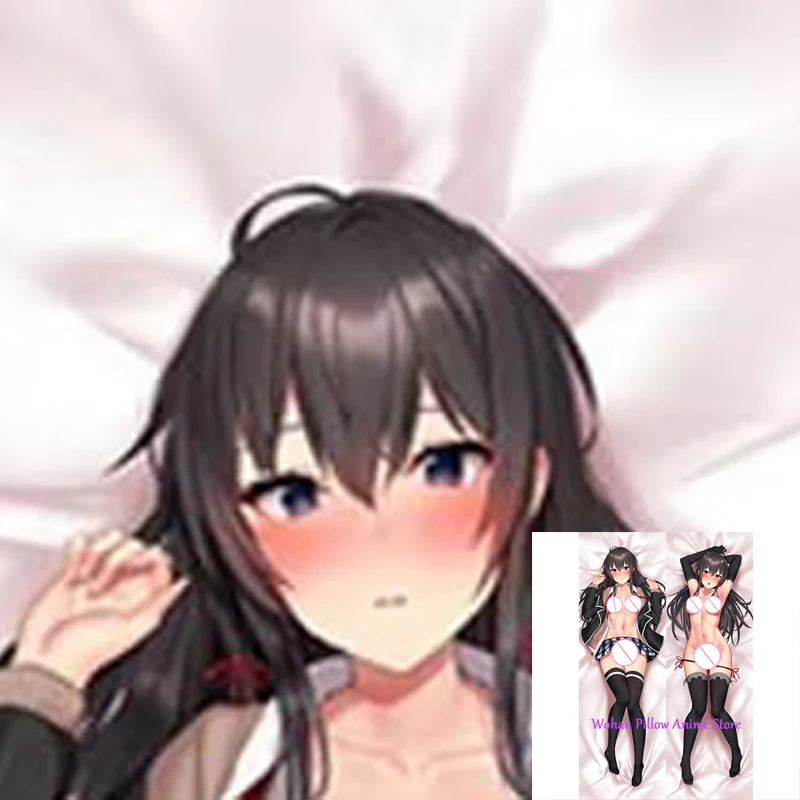 

Dakimakura Anime Pillow Cover Yukino Yukinoshita Double Sided Print Life-size Halloween Christmas Decoration
