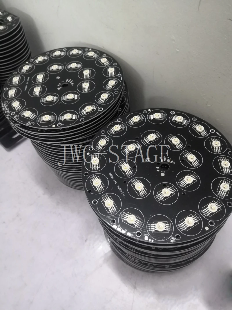 IP65 Waterproof Par Light Repair Kit 180mm 24x12w RGBWA UV 5in1/6in1 Led Board 24X10W RGBW 4IN1 Lamp Bead Aluminum Par