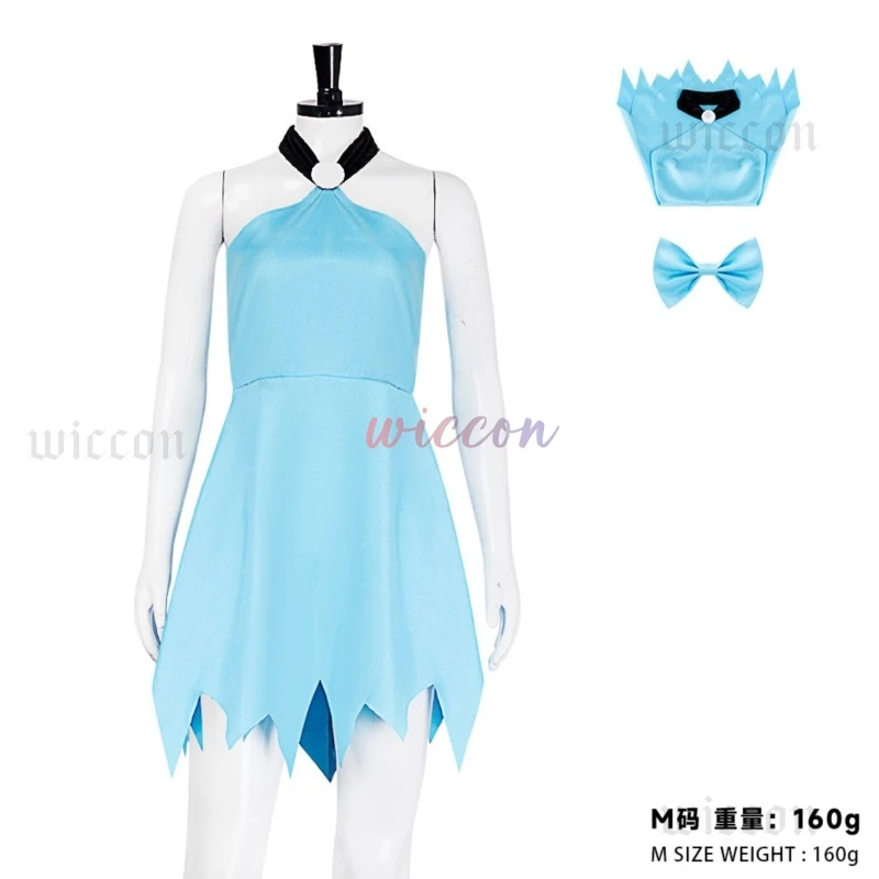 여자 베티 루블 코스프레 의상 플린트스톤 성인 파티 원시인 카니발 할로윈 의상