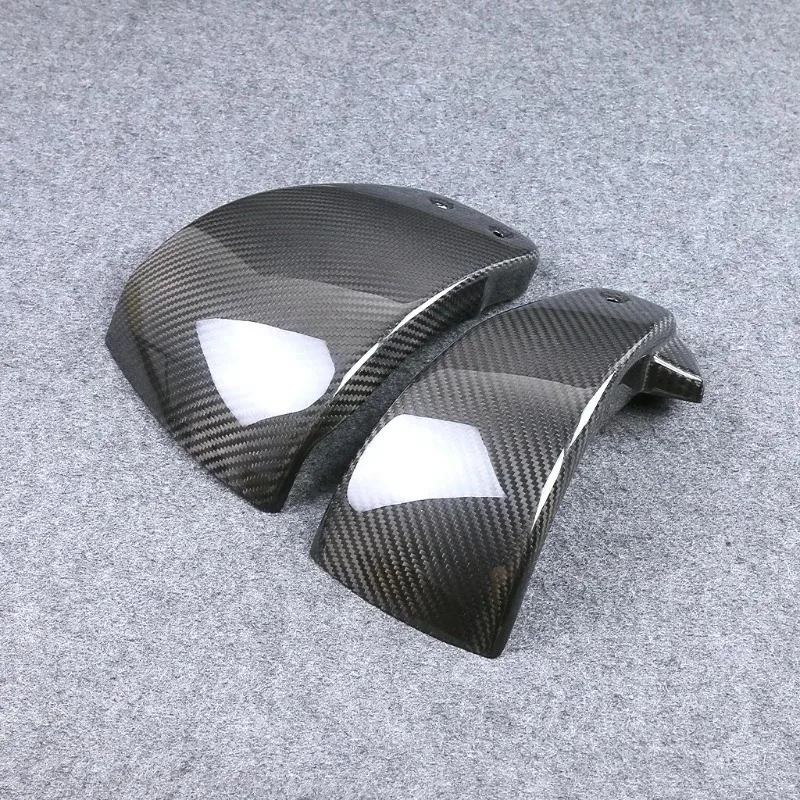 Carbon fiber lower side panel for motorcycle shell modification