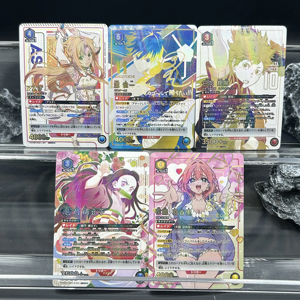 1 قطعة/5 قطعة بطاقة جمع أنيمي الاتحاد الساحة بطاقة النسخة اليابانية لعبة بليتش برمجة كوروساكي SR ستار الشاش بطاقة فلاش الهدايا