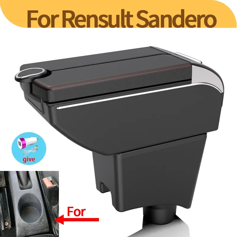 

Для Renault Sandero Logan 2, Nissan Almera G15, Lada Largus: модификация подлокотника, центральная консоль, органайзер, аксессуары для интерьера с USB