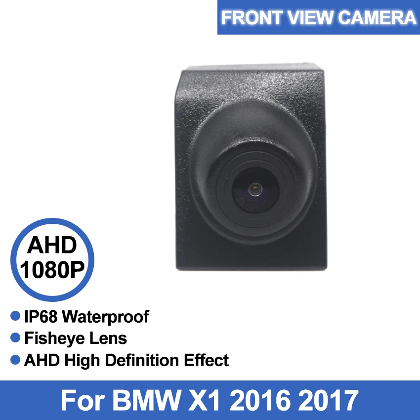 

Fisheye Lens 140 ° HD CCD Car Front View Camera For BMW X1 2016 2017 Night Vision Waterproof Parking Grill Embedded