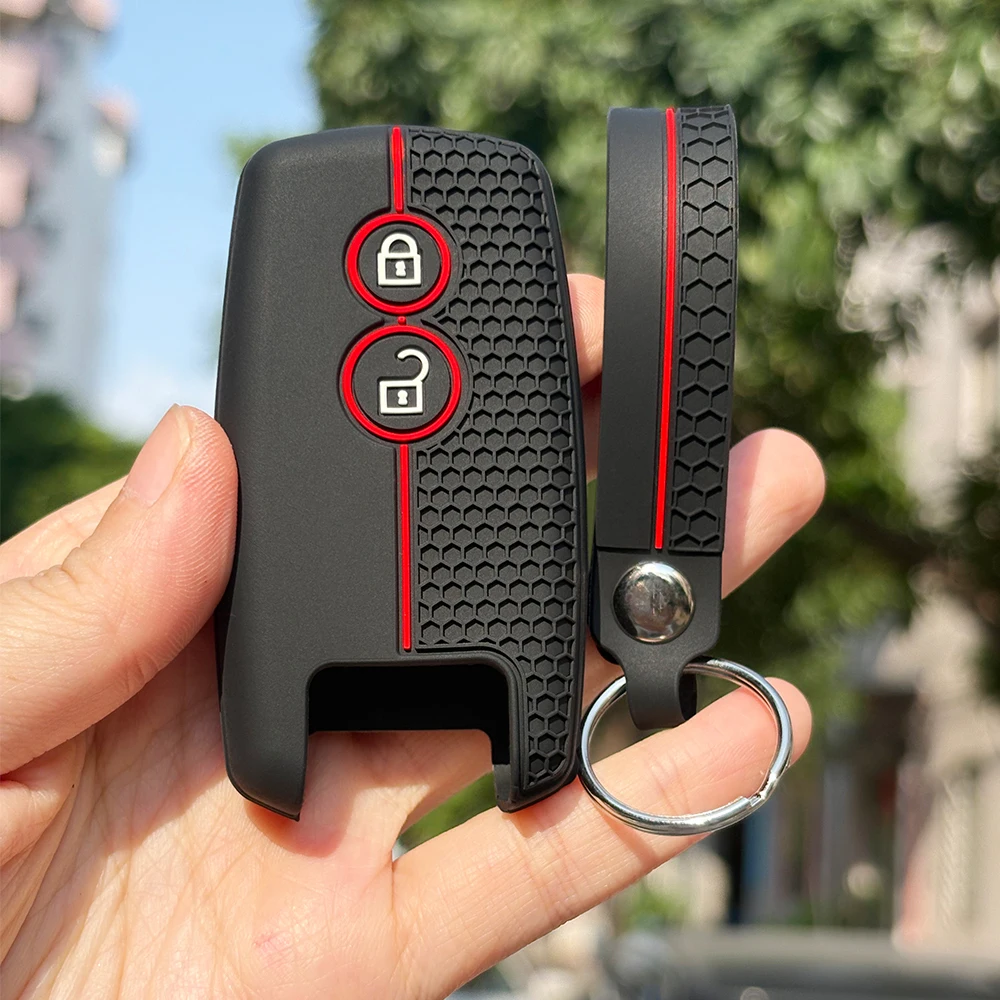Soft Key Fob Case  For Suzuki Grand Vitara Swift SX4 S-Cross XL-7 Sch4 Ignis XL7 Ertiga XI7 Holder Key Case Cover Accessories