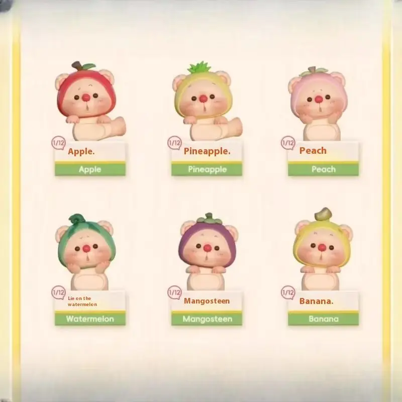 

More Than 2 Items 15%Discount Authentic New Oyo Bear Cub Fruit Power Party Series Mini Blind Box Children Fun Cute Grain Cartoon