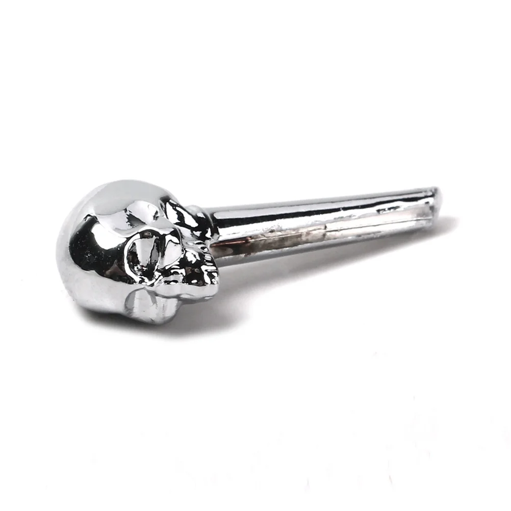 

Acoustic Guitar Skull Bridge Pins Durable Metal Construction Easy to Use Great Gift for Guitarists Guitar Bridge Pins