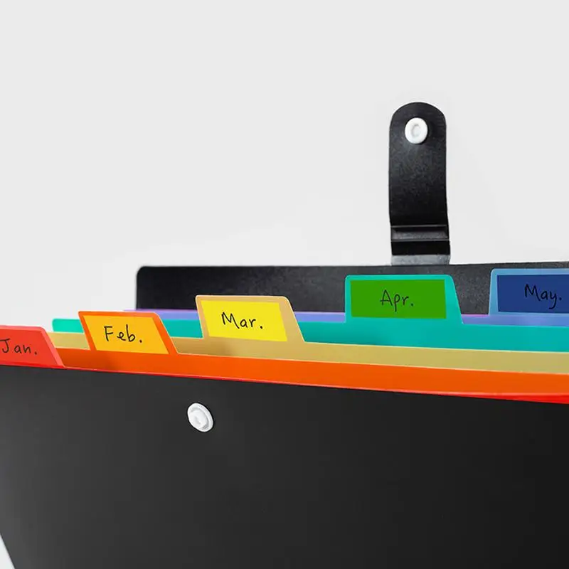 拡張可能な7ポケットコーダイオンファイルフォルダー、シンプルなコーディオンオーガナイザー、カラフルなラベル、防水、大きな紙、ドキュメントの受信