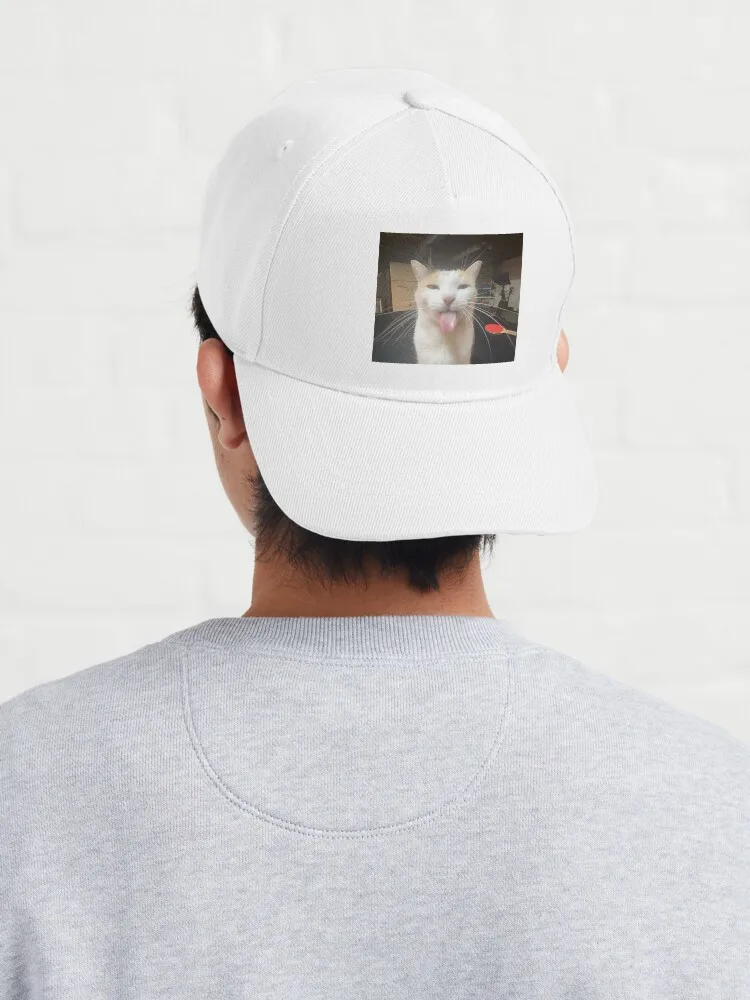 Bleh Cat :P Cap For Men Women Summer Outdoor Sun Baseball Hats image 4