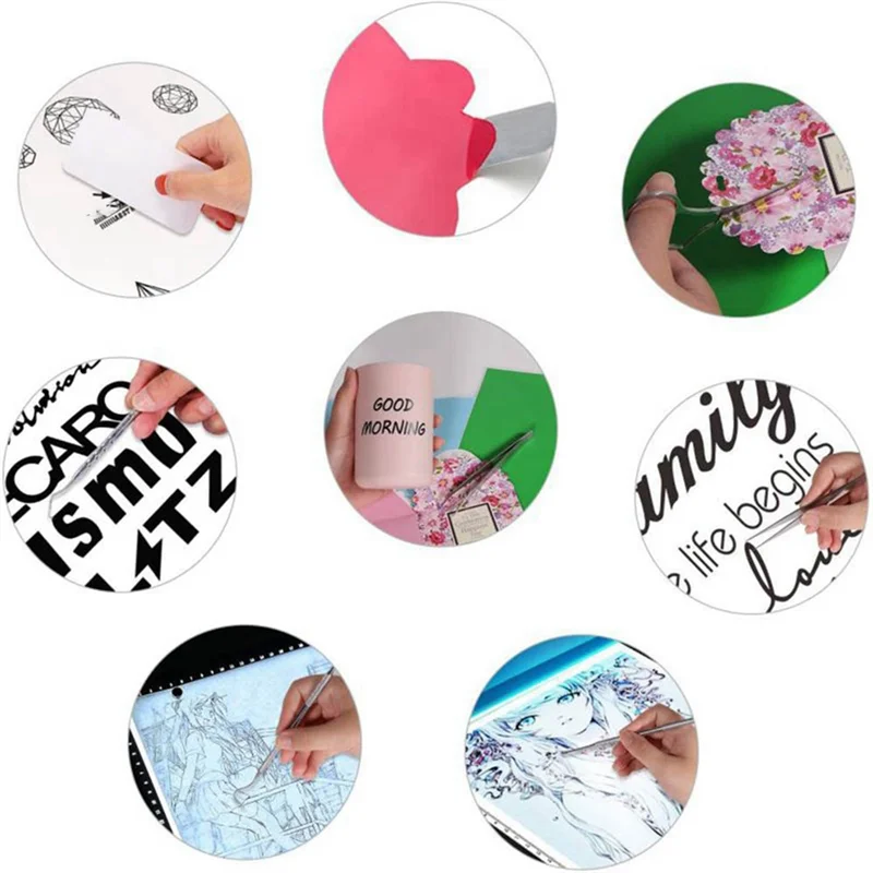 

Professional Basic Craft Vinyl Weeding Tools Set Silhouette Cameos Lettering Tool Silhouette Accessories 18Pc