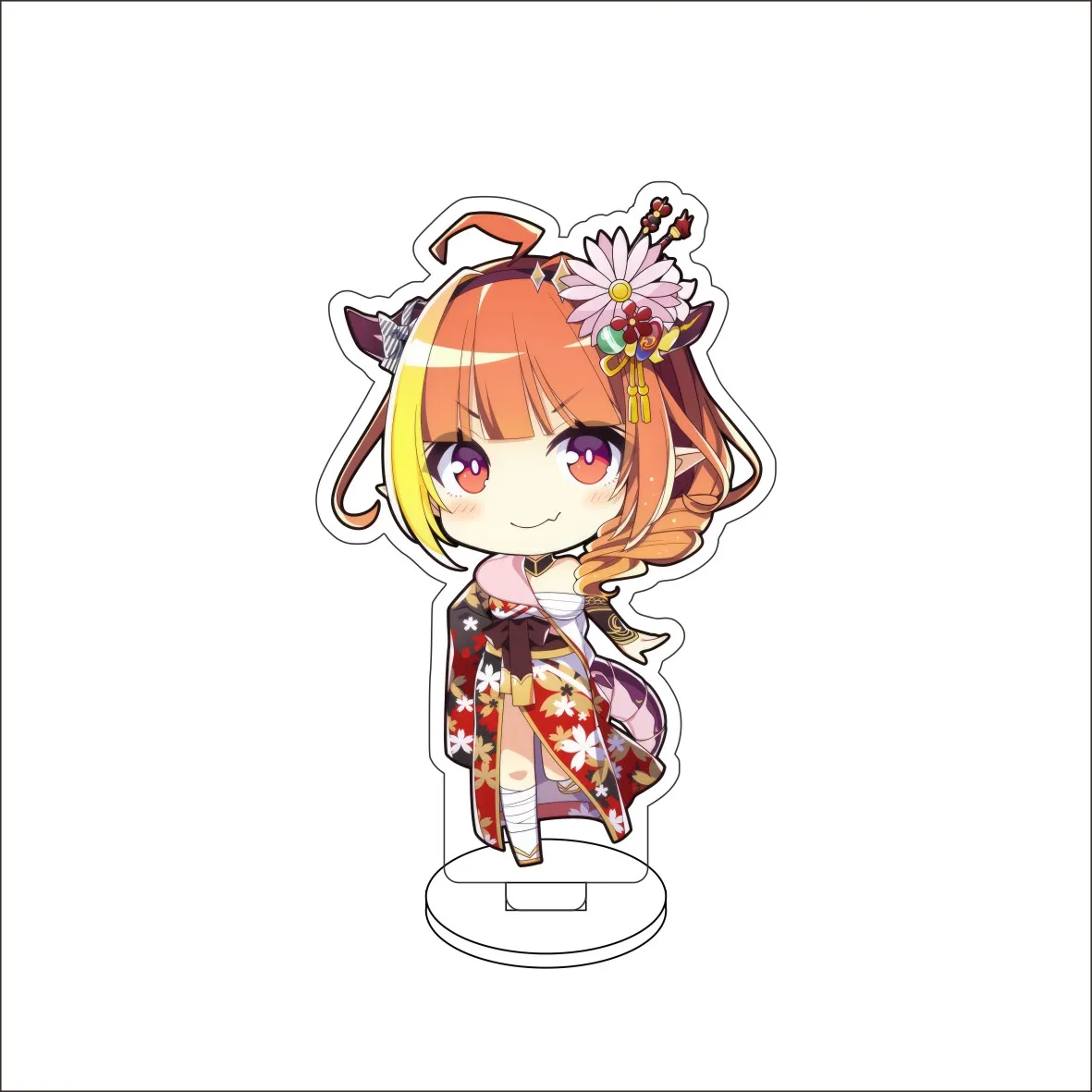 10CM Anime hololive Figure Stand Model Akai Haato/Kiryu Coco/AZKi/Robocosan  Cute Desk Decor Standing Sign Gifts view 5