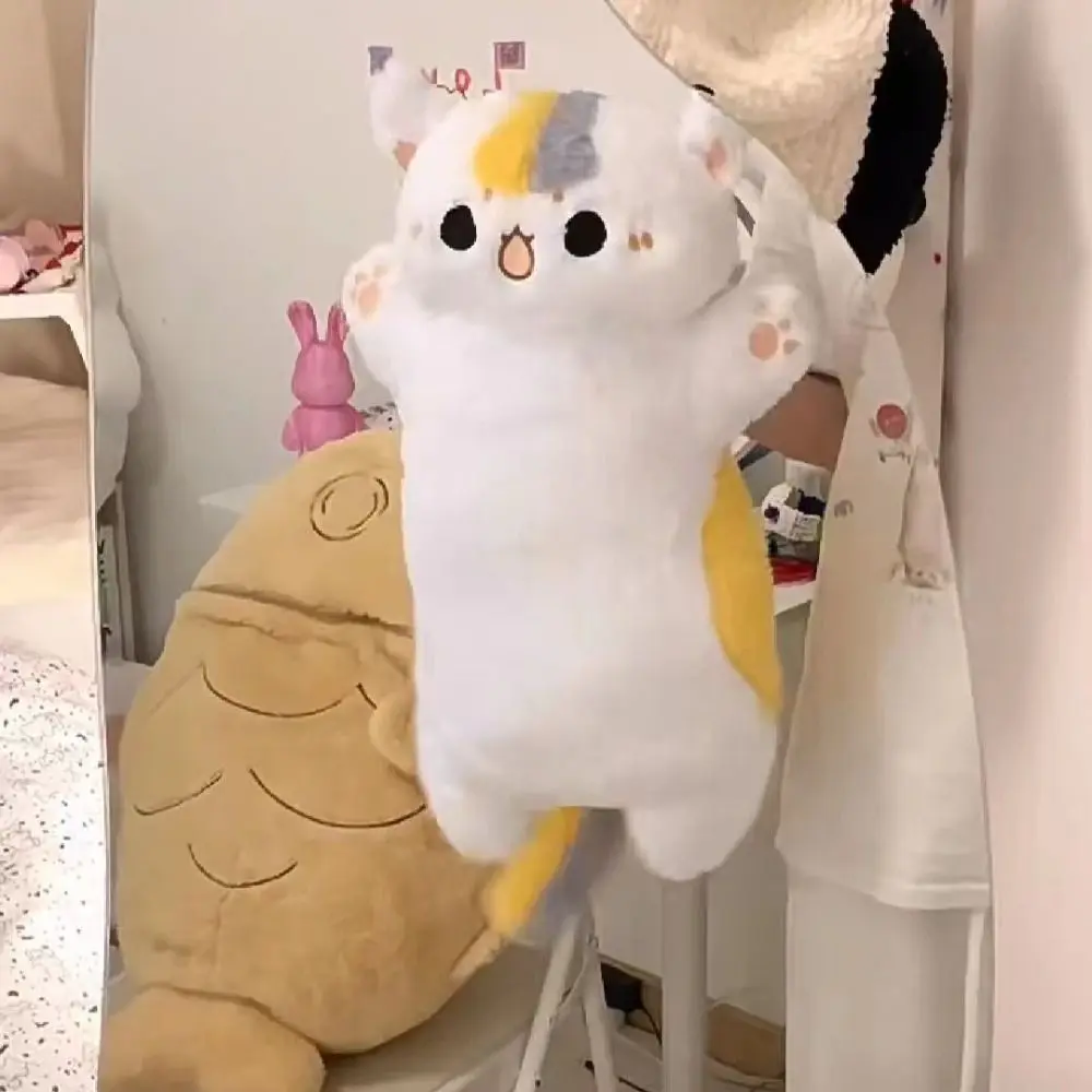 

Kawaii 30-80CM Taiyaki Cat Home Decor Creative Animal Lovely Fish Plushy Throw Pillow Birthday Gifts for Girls