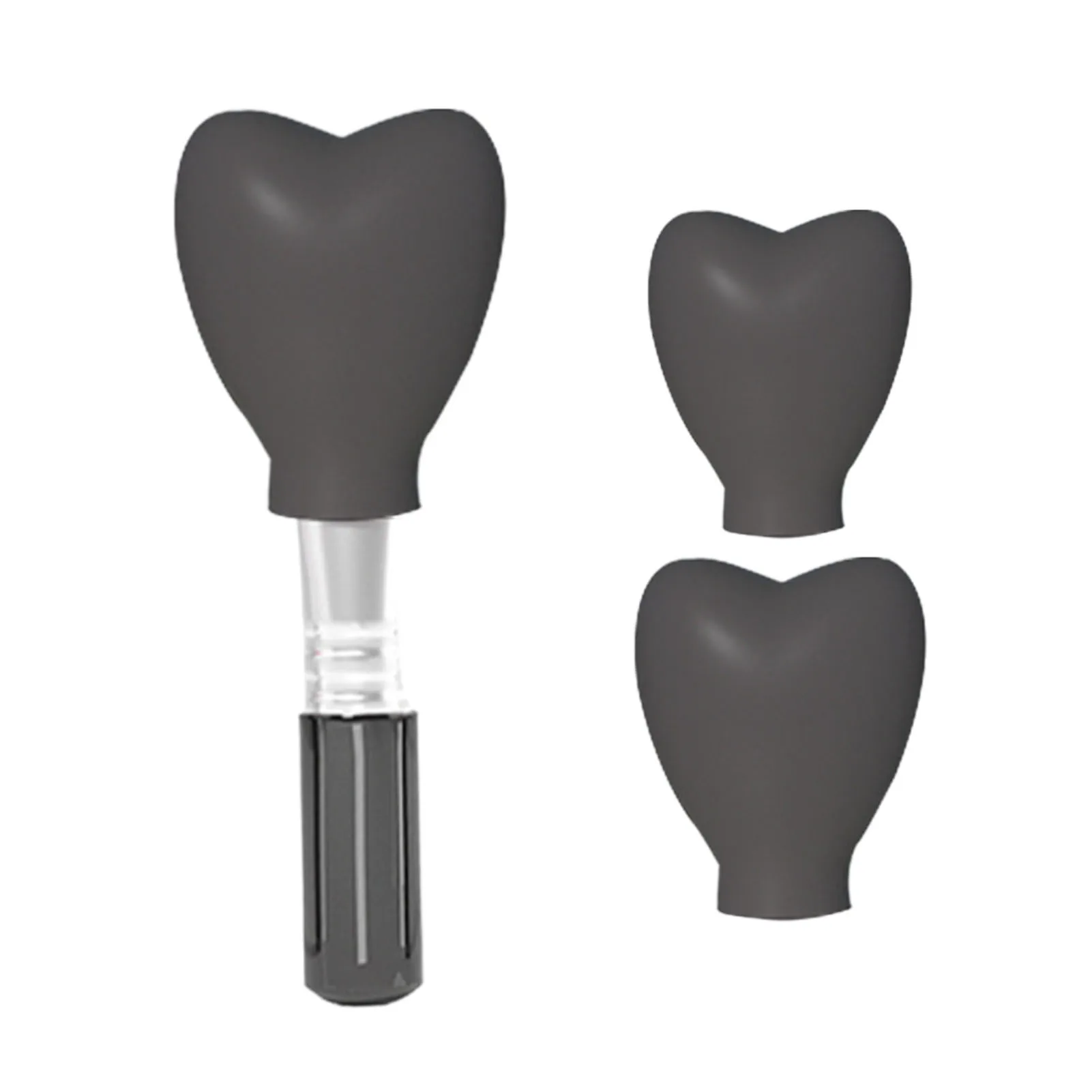 

Silicone Makeup Brush Holder Makeup Brush Cover Heart-Shaped Makeup Brush Protector Reusable Dustproof Protector Guards For