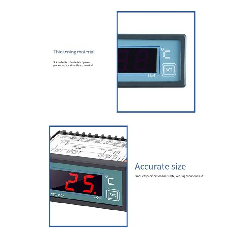 STC-100A Digital Temperature Controller AC220V Intelligent Temperature Regulator Refrigeration Heating Thermostat-AT36