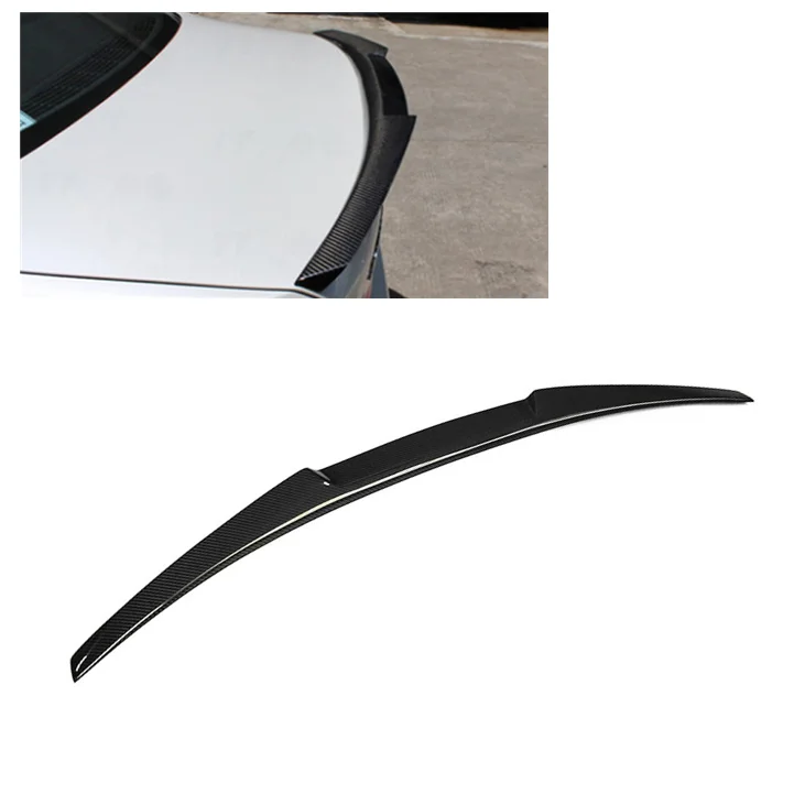 Carbon Fiber M4 Style Rear Trunk Spoiler lip For BMW 5-Series G30  F90 M5 2018+ Boot Spoiler