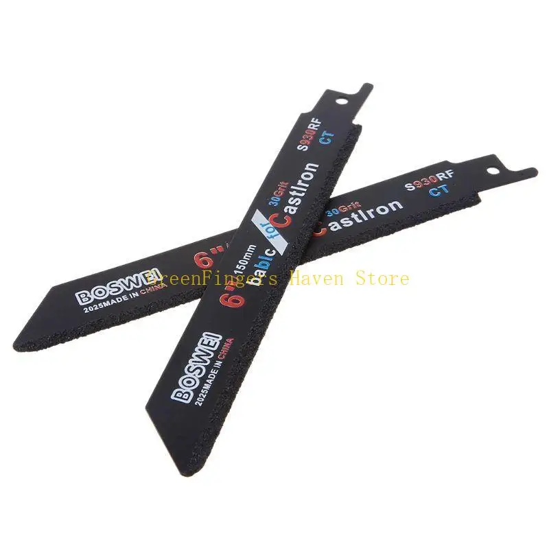 F68d 2pcs 150mm 6 شفرة المنشار لقطع الحديد الزهر للسيراميك S930