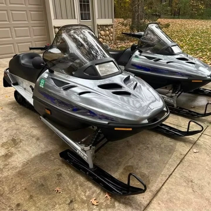 New Snowmobile Four-Stroke Engine | Tracked Snowmobile, Winter Ski Gear | Snow Entertainment Adult Mountain Snowmobile
