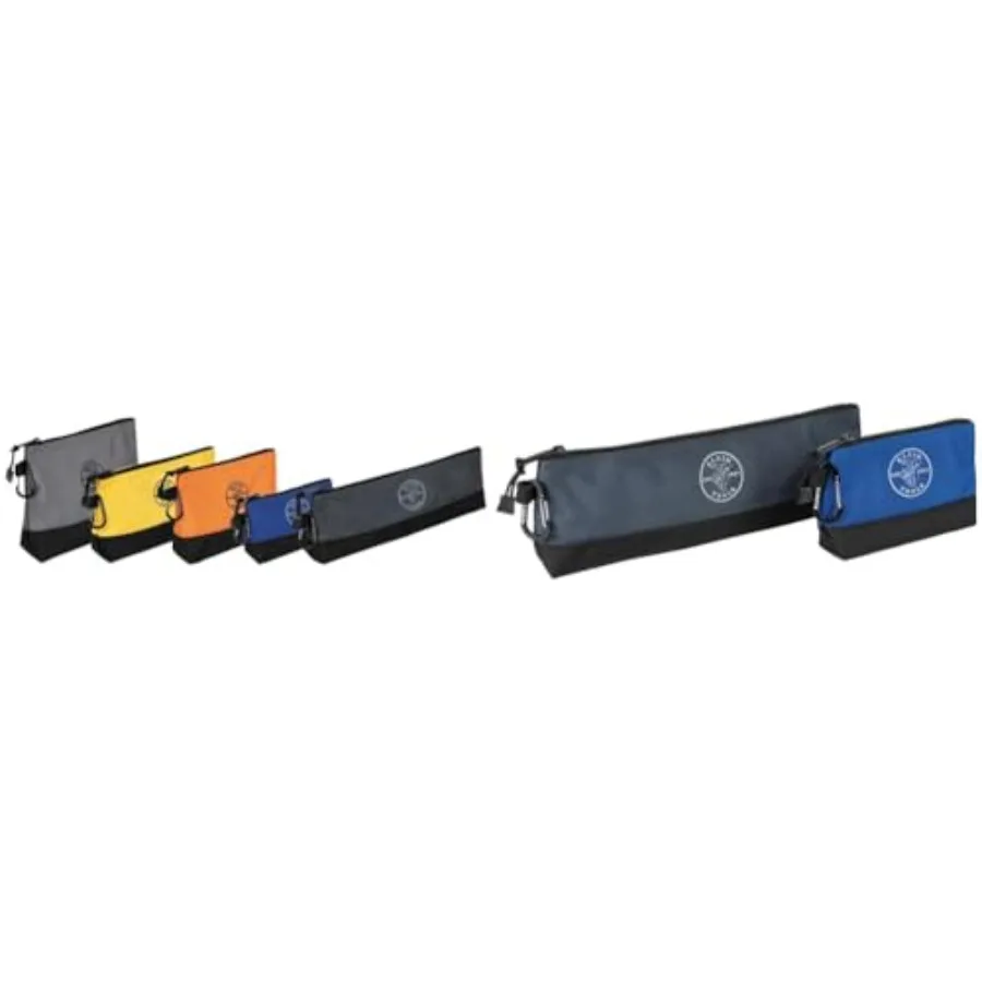 

55569 Сумка-органайзер на молнии с карабинами, усиленным дном и водоотталкивающей пропиткой, 1680D, разных размеров, набор из 5 штук и 55