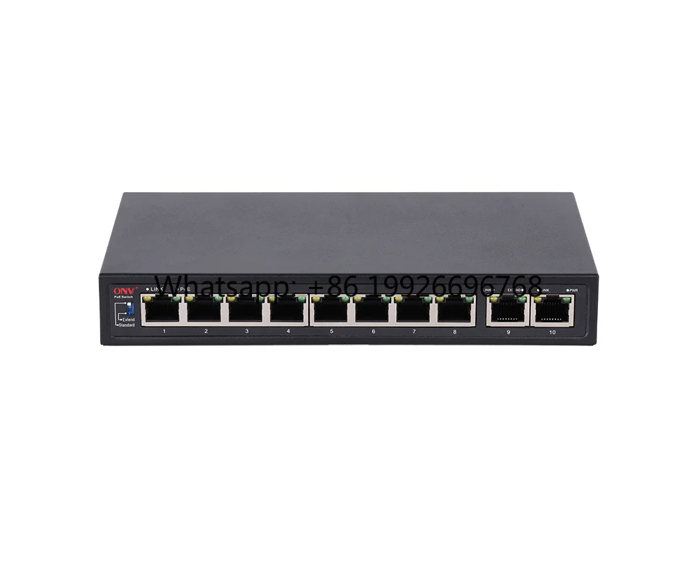 Low Price 10-Port PoE Switch with QoS and 2 Gbps Capacity -POE31108PL-at