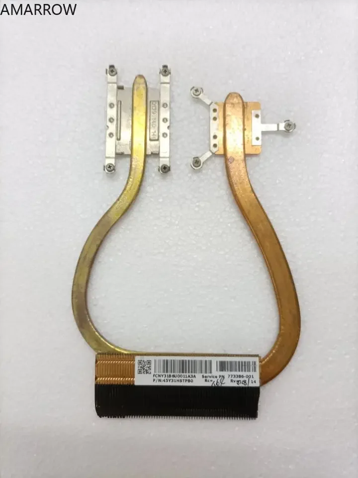 Original Laptop Cooler for HP 15-P 14-P 17-P 17-F cooling heatsink and fan 773449-001 773386-001 4rd generation