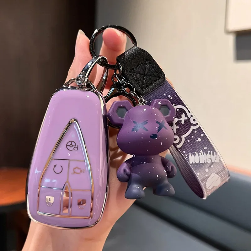 Fashion NEW TPU Car Key Case Cover Shell for Changan UNIT UNIK CS35PLUS CS55 PLUS CS75 PLUS Oshan X7 X5 Car Accessories