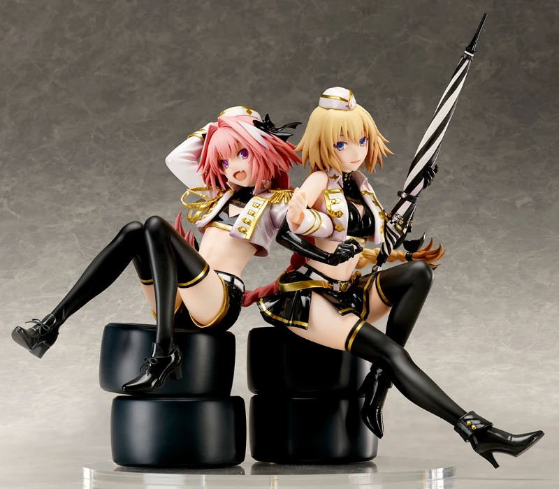 Fate FGO Jeanne d'Arc&Astolfo RACE QUEEN 22cm PVC Action Figure Anime Figure Model Toys Figure Collection Doll Gift