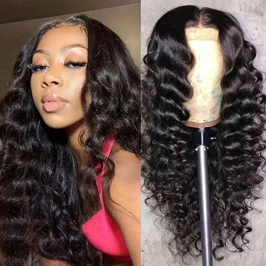 13x4 HD الدانتيل الجبهة الباروكات شعر الإنسان قبل قطعها 200 الكثافة جزء عميق شعر مستعار مجعد للنساء موجة المياه الباروكات الأمامية شعر الإنسان