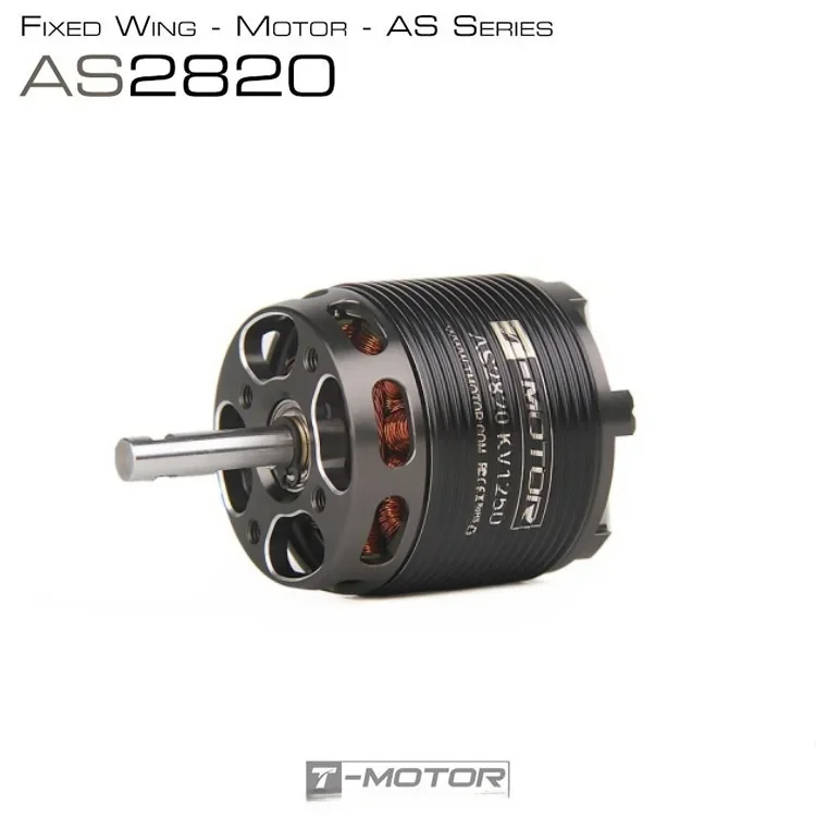 T-MOTOR AS2820 Outer-Rotor Brushless Motor KV1250 for VTOL Vertical Takeoff Fixed-Wing RC Simulation Aircraft