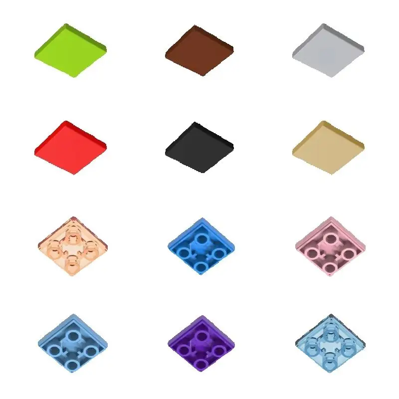 100pcs 11203 Tile Modified 2 x 2 Inverted For Children Compatible Educational Creative Size Gift DIY MOC Buildings Blocks Toy