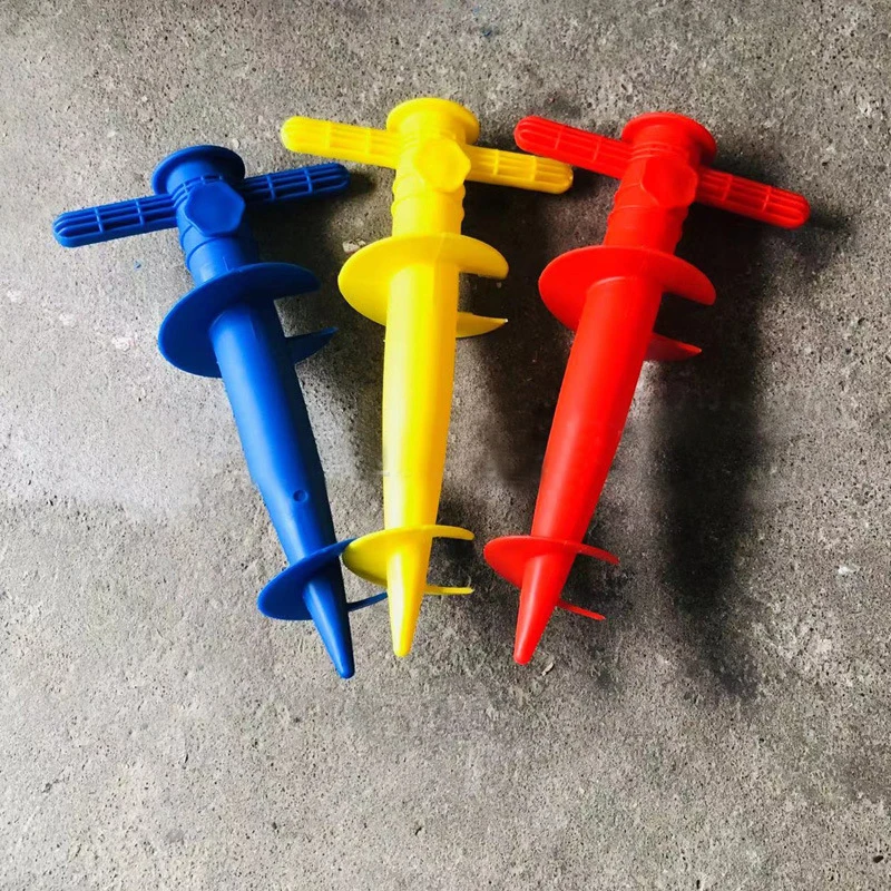 

1 Pc Plastic Umbrella Holder 31*17cm Beach Umbrella Sand Ground Anchor Spike Stretch Stand Sun Beach Umbrella Tool