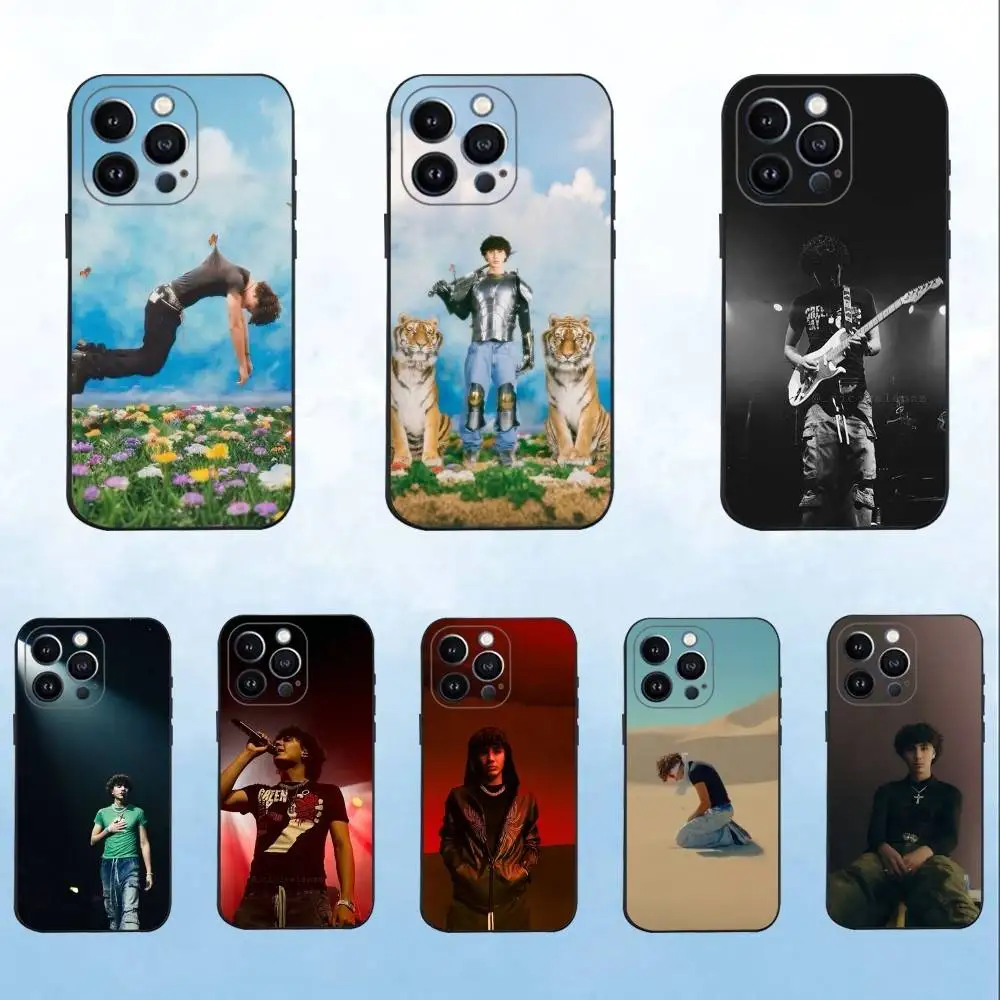 

DannyLux American Singe Phone Case For iPhone 16,15,14,13,12,11 Plus,Pro Max,XS,X,XR,SE,Mini,8,7,Soft Silicone Black Cover