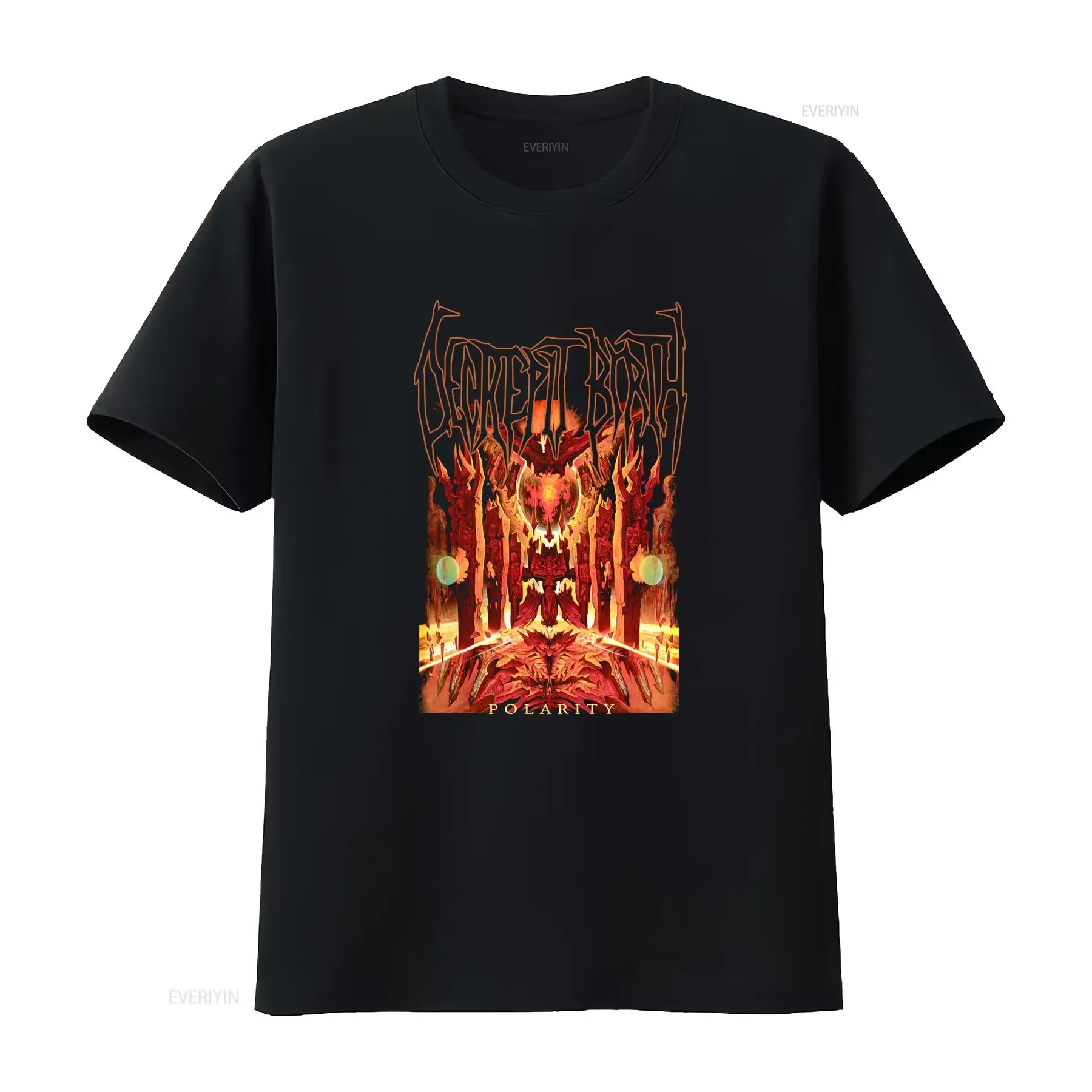 DECREPIT BIRTH Polarity Official T shirt Spawn of Possession Suffocation vintage Washed Comfortable Top For Everyday Wear Soft