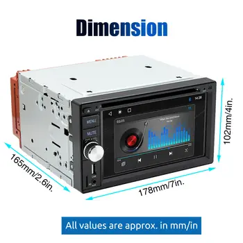 8 最佳銷售 附CD播放器的安卓車上音響 - №1