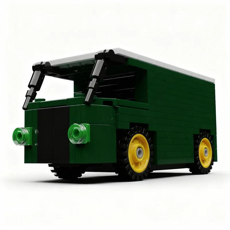 215 peças MOC City Champions Citroen TUB Blocos de Montar de Construção, Brinquedos de Montagem, Presentes de Natal, Ideia DIY, Tijolo Educacional