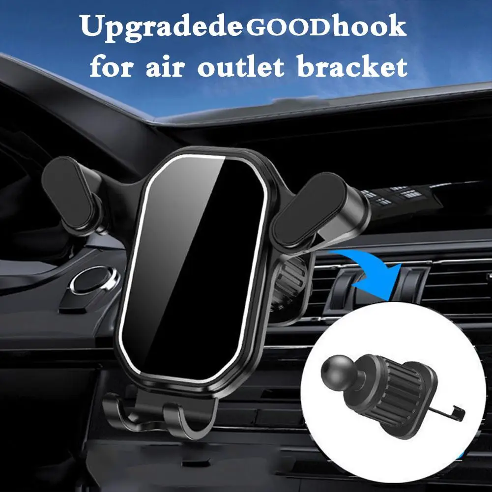 Universal Car Phone Holder Gravity Mobile Stand GPS Support Auto Air Vent Mount For IPhone Car Accessories Y0V3