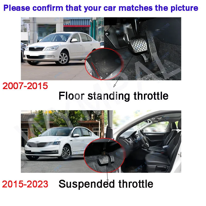Car Floor Mats For Skoda Octavia 2023 2022 2021 2020 2019 2018 2017 2016 2015 2014 2013 2012 2011 2010 -2007 CAR  Accessories