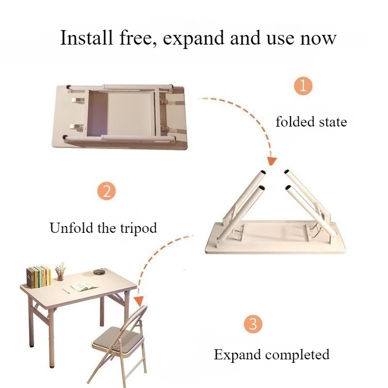 Desk Home Folding Table Simple Dining Table Rental Room Portable Simple Learning Table Simple Desk Computer Desk