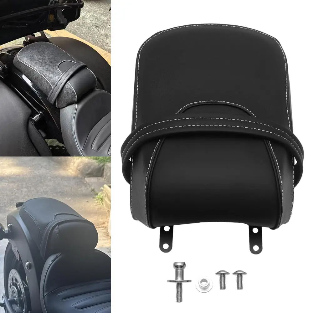 Motorcycle Rear Passenger Seat Cushion Pillion Seats Pad For Indian Scout Classic Sixty Limited Super Scout Bobber 2025-2026