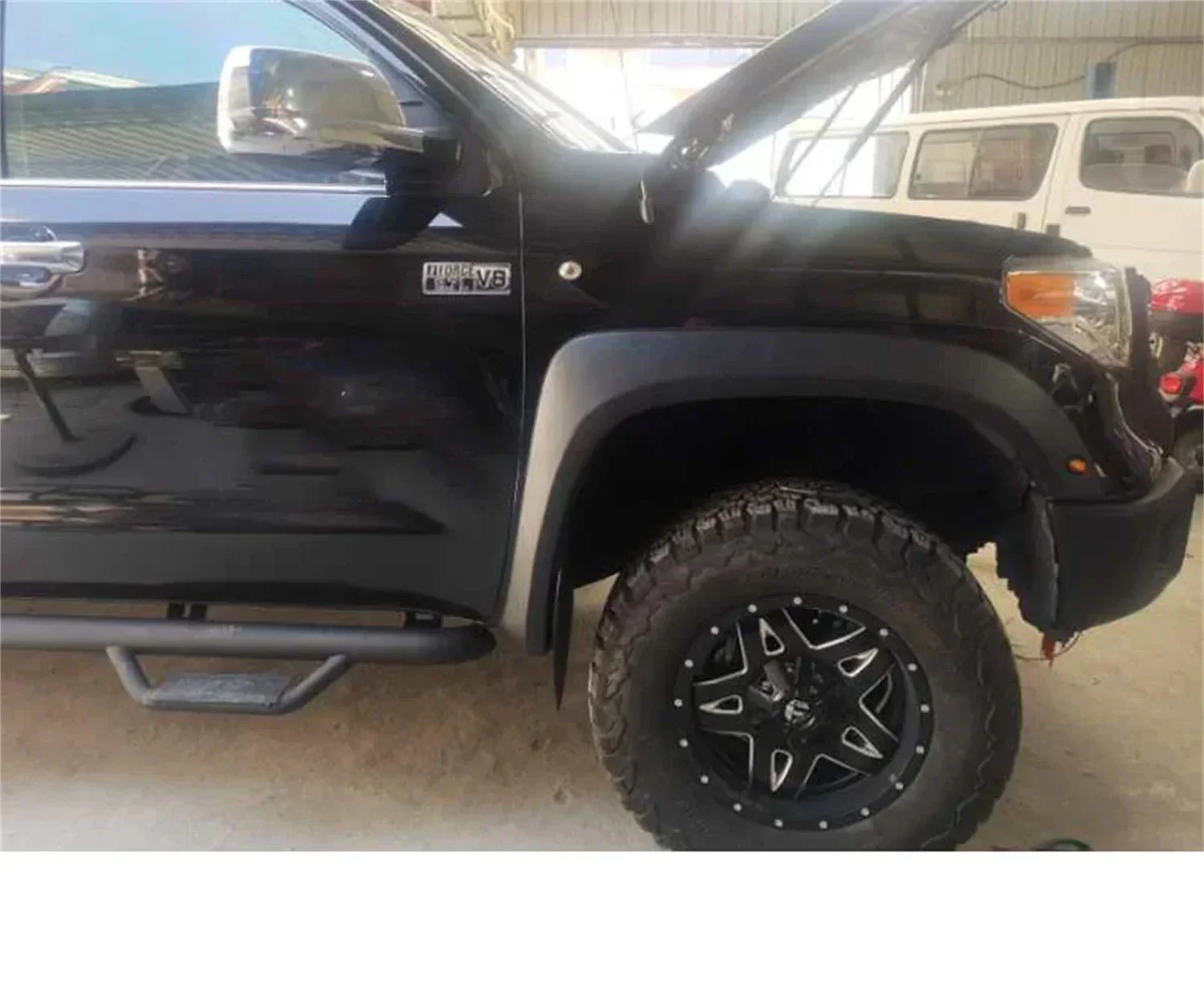 

Расширения крыльев автомобиля для Toyota Tundra TRD 2014-2020, защита для бровей/наклейка на дужку колеса