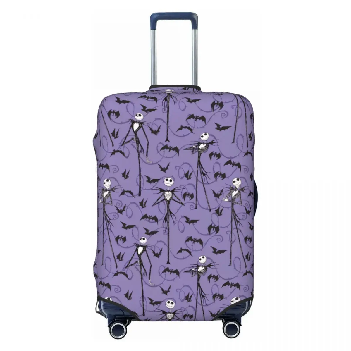 

Nightmare Before Christmas Jack Skellington Bats Luggage Cover Elastic Travel Suitcase Protective Covers Suit For 18-32 inch