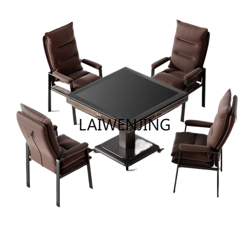 MJY tavolo da mahjong silenzioso automatico per uso domestico tavolo da pranzo macchina da mahjong pieghevole a doppio scopo