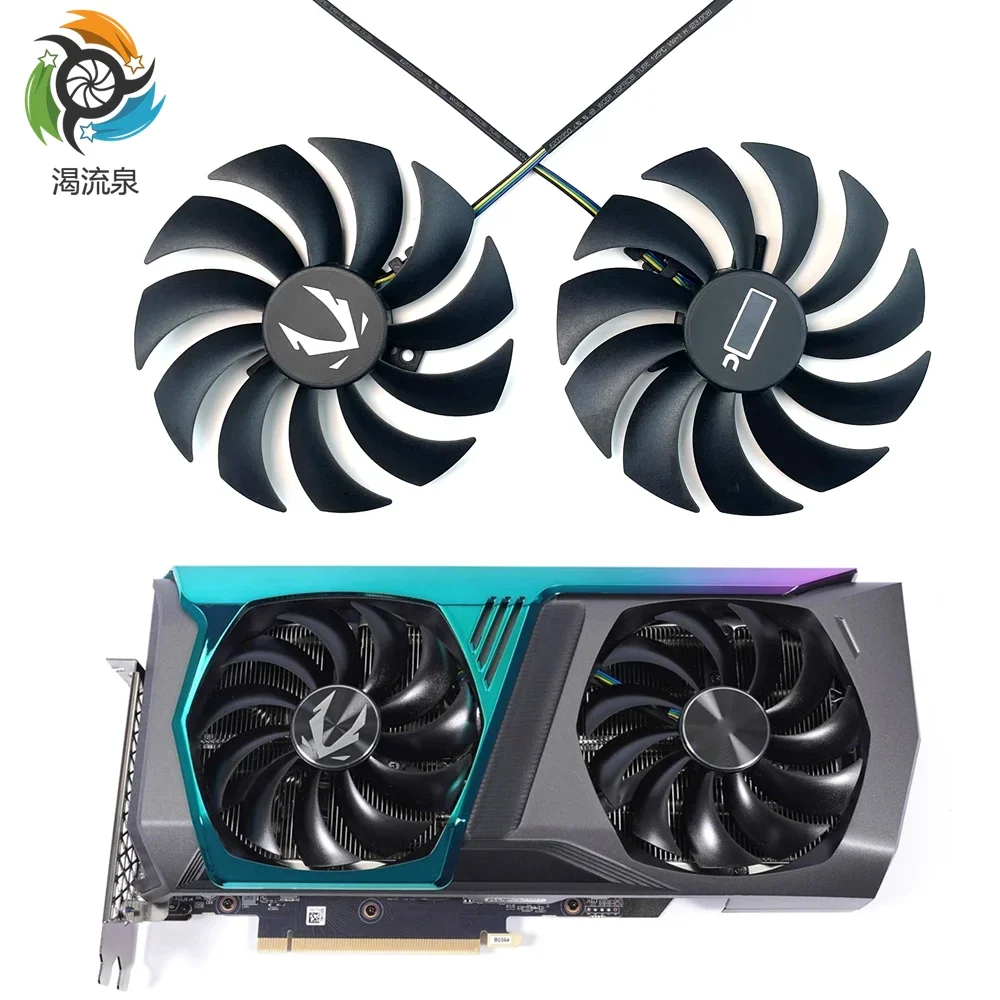 

New 100mm CF1010U12S GAA8S2U 12V 0.45A RTX3070 GPU Cooling Fan For Zotac Gaming RTX 3070 AMP Holo Graphics Card Cooler Fan