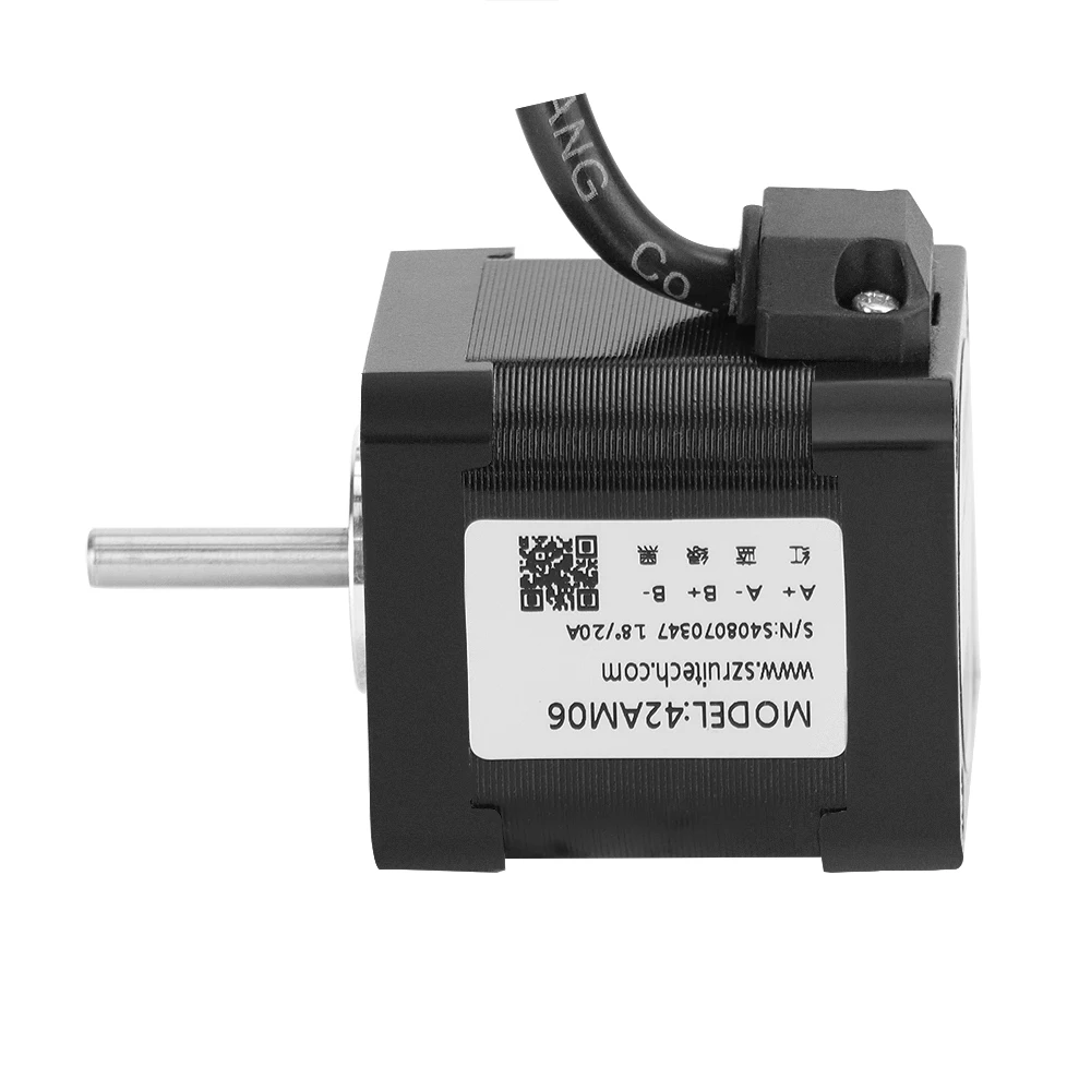 Rtelligent 5 PCS 4 Lead Nema 17 42AM02/42AM04/42AM06/42AM08 Stepper Motor for 3D Printer