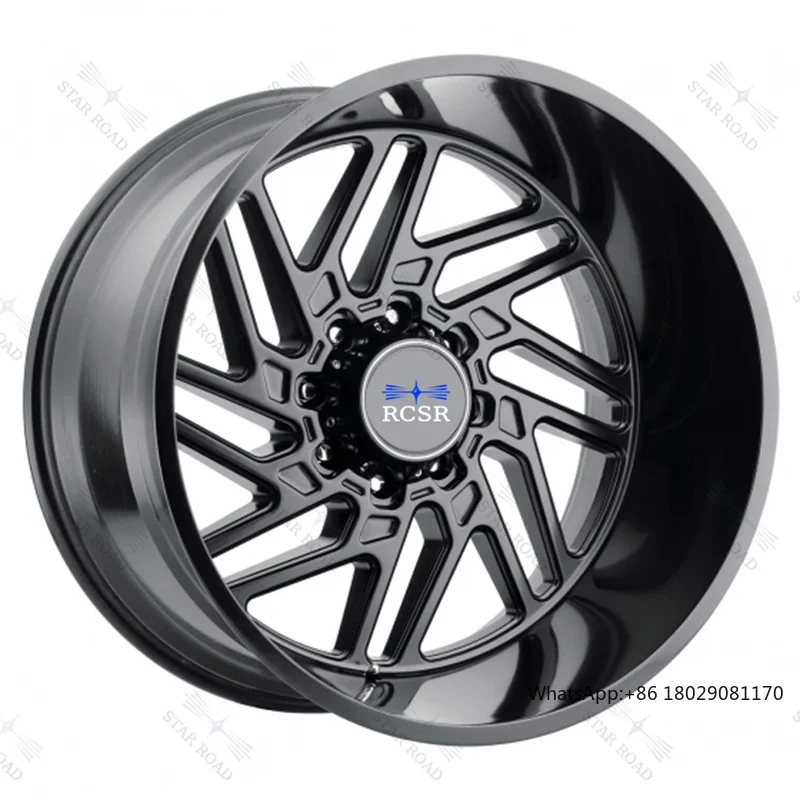 RCSR 4x4 16-19 Polegada 6*139.7 ET-44 Novas jantes de liga cor preta para carros offroad F150 4WD compatíveis com veículos Ford