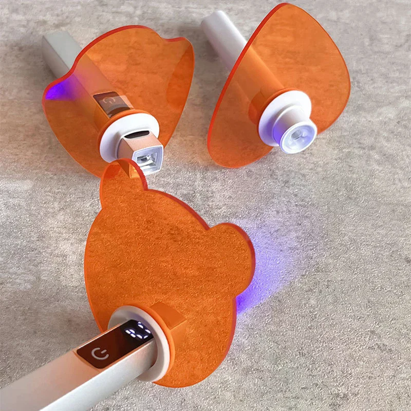 أجهزة صالون تجميل الأظافر، حاجز أكريليك لحجب الضوء لمصباح الأشعة فوق البنفسجية للأظافر المستقيمة، نظارات واقية مضادة للضوء الأزرق