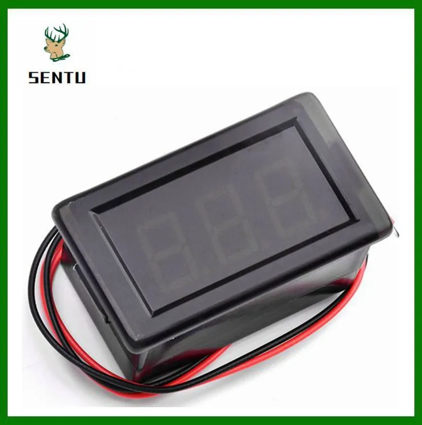 0.56 Digital Voltmeter DC5-120V/DC 5V to 120v Digital Voltmeter Voltage Panel Meter For 12V 24V 96V Electromobile Motorcycle