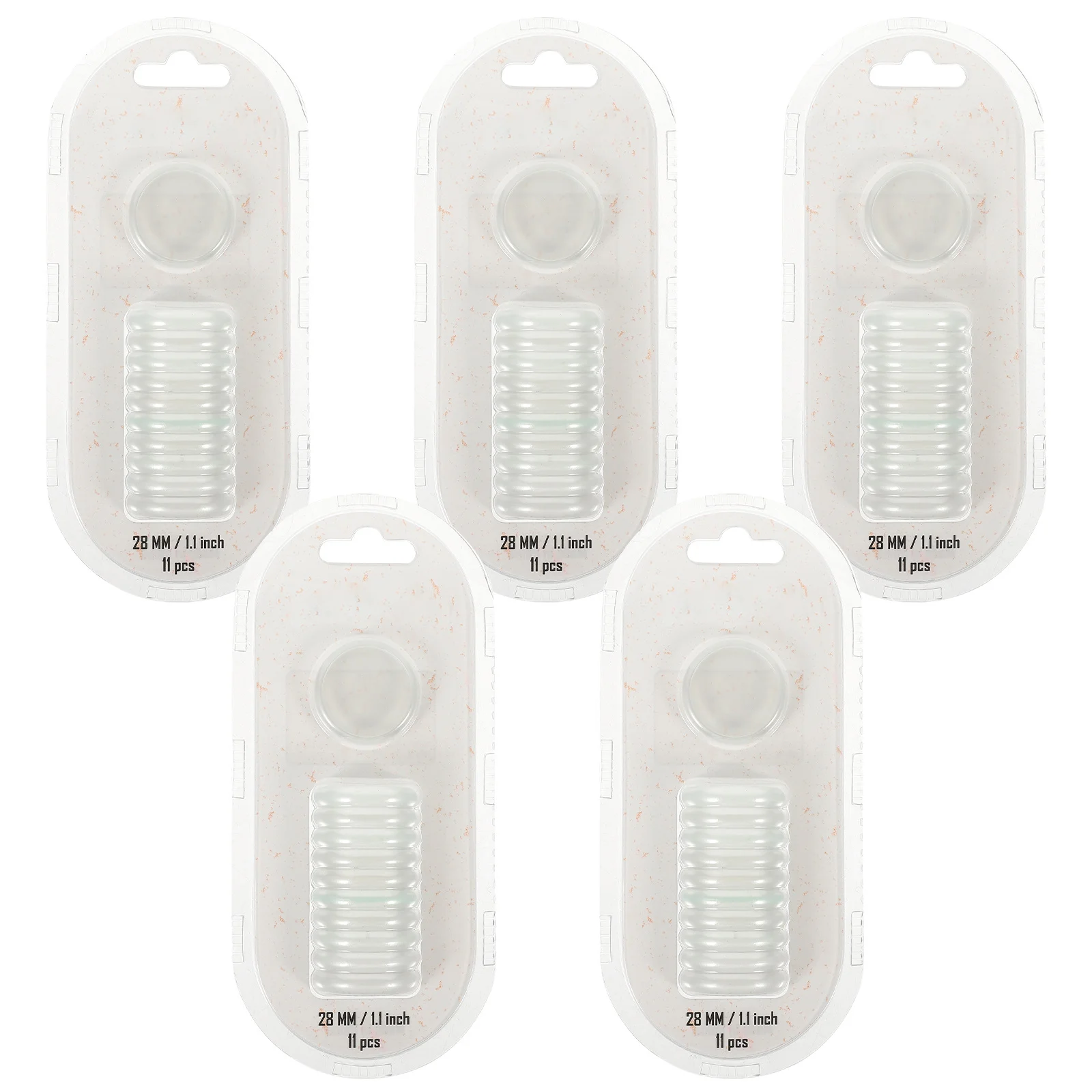 55 قطعة أقراص Discbound مقاطع الموثق أجهزة الكمبيوتر المحمولة البلاستيك ملزمة واضحة DIY بها بنفسك مخطط الزاوية المستديرة Abs المواد دفتر #5